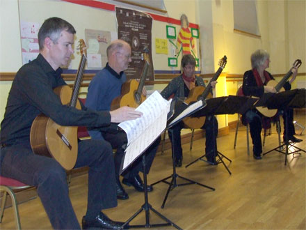 Aragon Guitar Quartet Greenwood Centre 2012