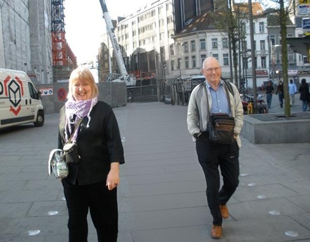 Martin Shaw out and about
